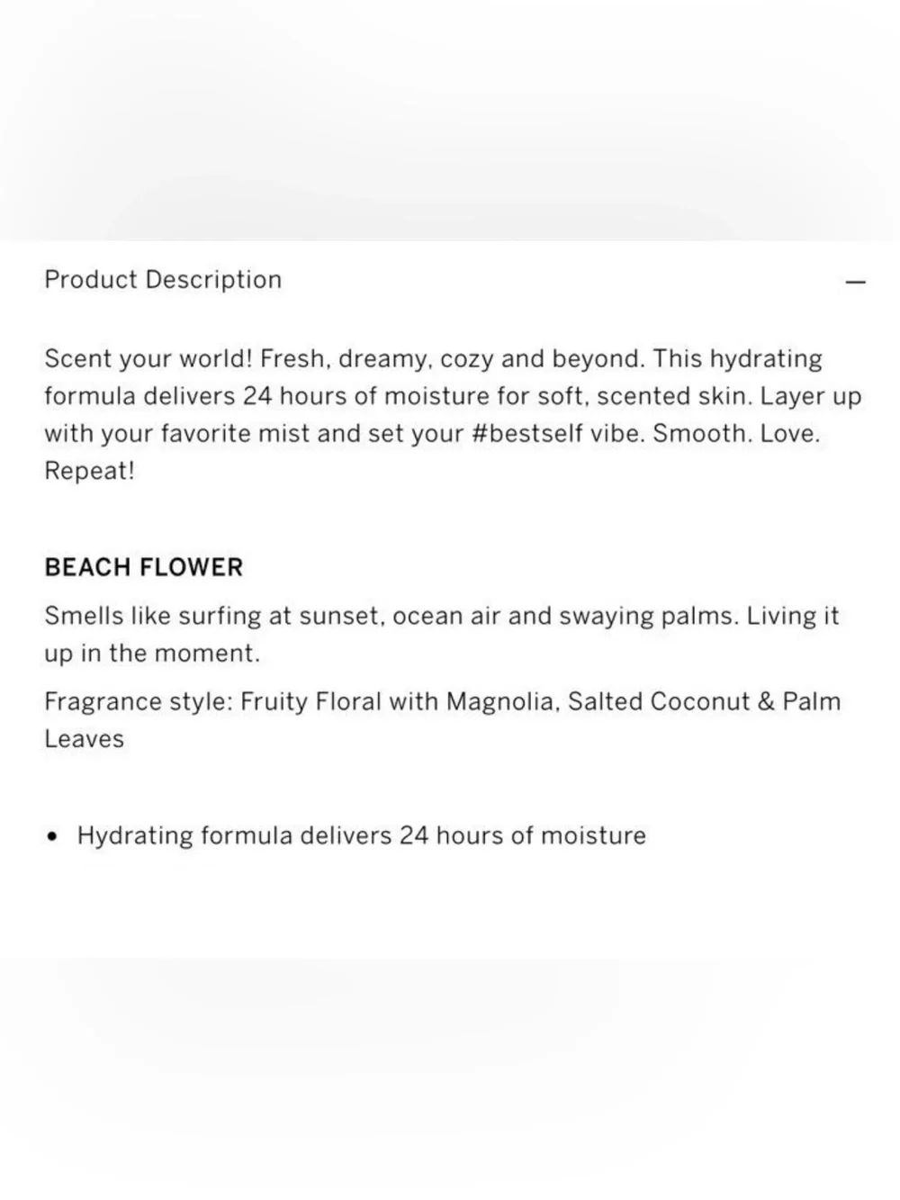 Victoria's Secret PINK Beach Flower Body Lotion ~ 16.9 fl.oz.